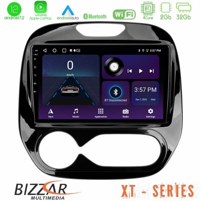 Bizzar XT Series Renault Captur 2013-2019 (Auto AC) 4Core Android12 2+32GB Navigation Multimedia Tablet 9