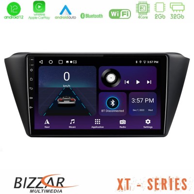 Bizzar XT Series Skoda Fabia 2015-2021 4Core Android12 2+32GB Navigation Multimedia Tablet 9