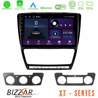 Bizzar XT Series Skoda Octavia 5 4Core Android12 2+32GB Navigation Multimedia Tablet 10