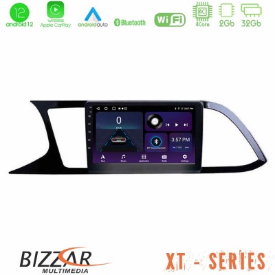Bizzar XT Series Seat Leon 2013 – 2019 4Core Android12 2+32GB Navigation Multimedia Tablet 9