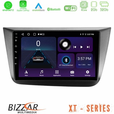 Bizzar XT Series Seat Altea 2004-2015 4Core Android12 2+32GB Navigation Multimedia Tablet 9