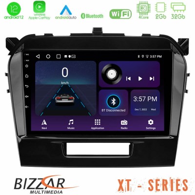 Bizzar XT Series Suzuki Vitara 2015-2021 4Core Android12 2+32GB Navigation Multimedia Tablet 9