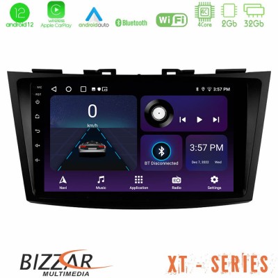Bizzar XT Series Suzuki Swift 2011-2016 4Core Android12 2+32GB Navigation Multimedia Tablet 9