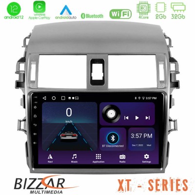 Bizzar XT Series Toyota Corolla 2008-2010 4Core Android12 2+32GB Navigation Multimedia Tablet 9