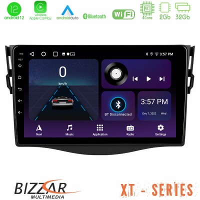 Bizzar XT Series Toyota RAV4 4Core Android12 2+32GB Navigation Multimedia 9