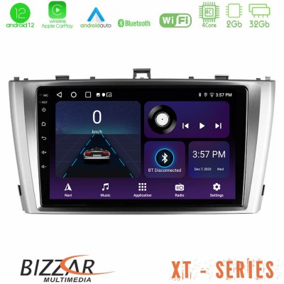 Bizzar XT Series Toyota Avensis T27 4Core Android12 2+32GB Navigation Multimedia Tablet 9