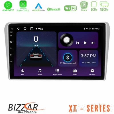 Bizzar XT Series Toyota Avensis T25 02/2003 – 2008 4Core Android12 2+32GB Navigation Multimedia Tablet 9