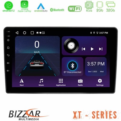 Bizzar XT Series VW Passat 4Core Android12 2+32GB Navigation Multimedia Tablet 9