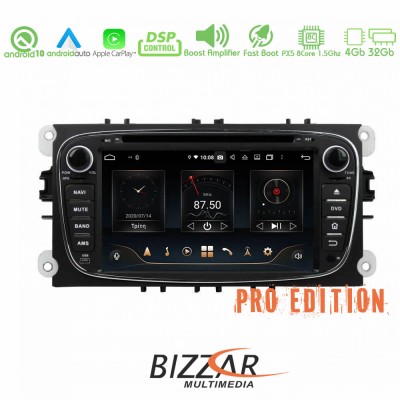 Bizzar Pro Edition Ford 2007-> Android 10 8core Navigation Multimedia (Μαύρο Χρώμα)