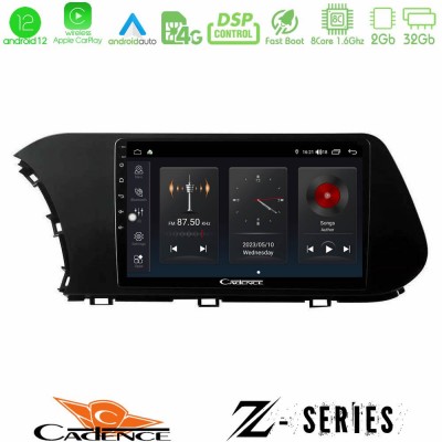Cadence Z Series Hyundai i20 2021-2024 8core Android12 2+32GB Navigation Multimedia Tablet 9