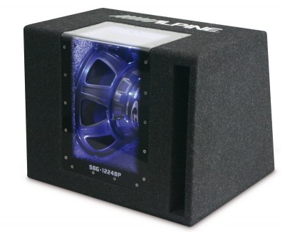 Alpine SBG-1224BP Ready to use Band Pass Subwoofer (2Ohm)