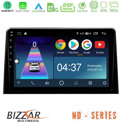 Bizzar ND Series 8Core Android13 2+32GB Peugeot Partner / Citroën Berlingo 2020-> Navigation Multimedia Tablet 10