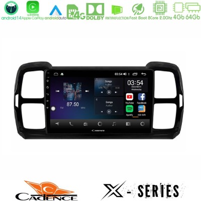 Cadence X Series Citroen DS5 Aircross 2017-2021 8core Android 14 4+64GB Navigation Multimedia Tablet 9