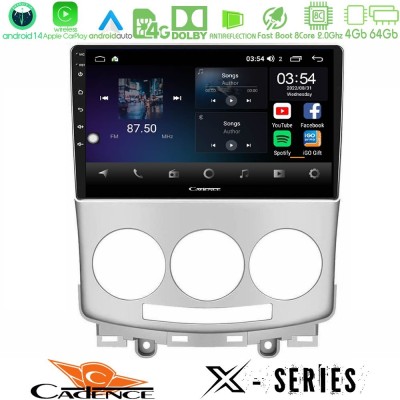 Cadence X Series Mazda 5 2004-2010 8core Android 14 4+64GB Navigation Multimedia Tablet 9