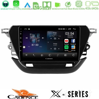 Cadence X Series Opel Corsa F 2019-2023 8core Android 14 4+64GB Navigation Multimedia Tablet 9