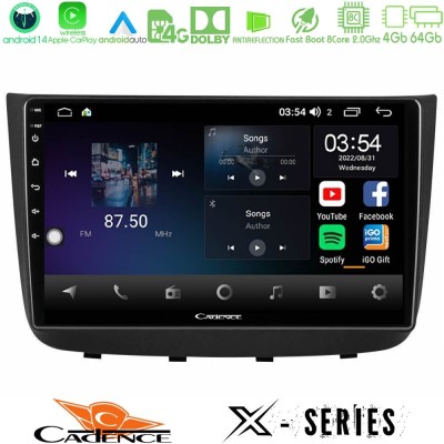 Cadence X Series Mercedes Vito/Viano 2003-2006 8core Android 14 4+64GB Navigation Multimedia Tablet 10