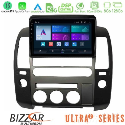 Bizzar Ultra Series Nissan Navara / Pathfinder 2006-2012 (με εργ.οθόνη) 8core Android13 8+128GB Navigation Multimedia Tablet 9