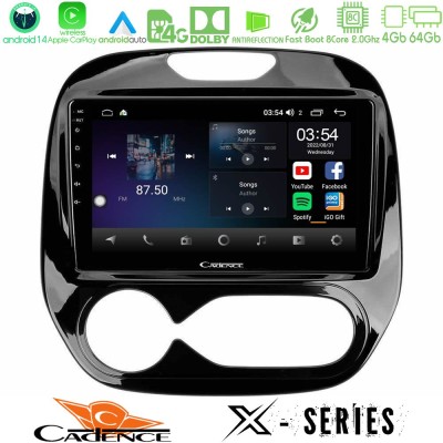 Cadence X Series Renault Captur 2013-2019 8core Android 14 4+64GB Navigation Multimedia Tablet 9