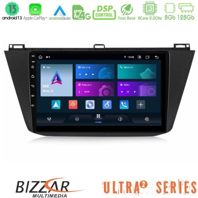 Bizzar Ultra Series Vw Tiguan 2016-2022 8core Android13 8+128GB Navigation Multimedia Tablet 9