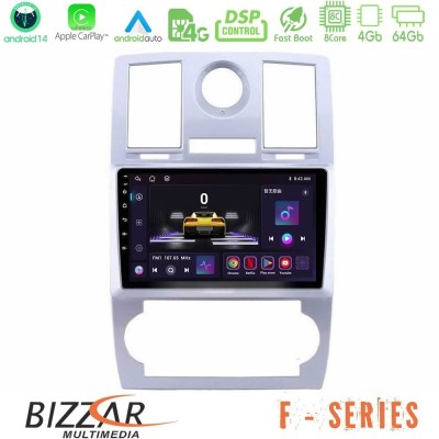 Bizzar F Series 8Core Android14 4+64GB  Chrysler 300C Navigation Multimedia Tablet 9