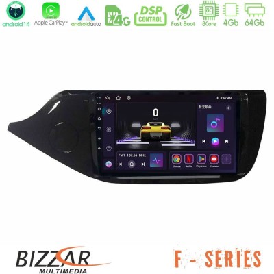 Bizzar F Series 8Core Android14 4+64GB  Kia Ceed 2013-2017 Navigation Multimedia Tablet 9
