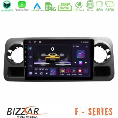 Bizzar F Series 8Core Android14 4+64GB  Mercedes Sprinter W907 Navigation Multimedia Tablet 10
