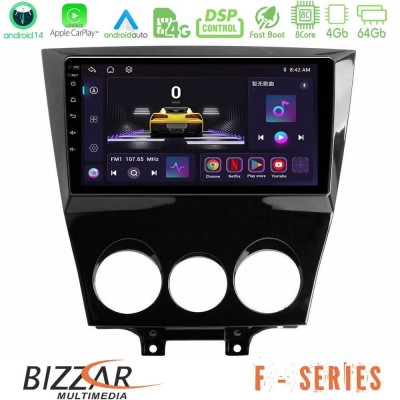 Bizzar F Series 8Core Android14 4+64GB  Mazda RX8 2008-2012 Navigation Multimedia Tablet 9