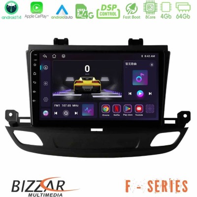 Bizzar F Series 8Core Android14 4+64GB  Opel Insignia 2 2017-2020 Navigation Multimedia Tablet 9