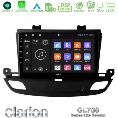 Clarion GL700 Lite Series 8Core Android11 2+32GB Opel Insignia 2 2017-2020 Navigation Multimedia Tablet 9