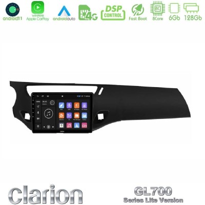 Clarion GL700 Lite Series 8Core Android11 6+128GB Citroen C3/DS3 2009-2016 Navigation Multimedia Tablet 9