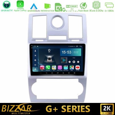 Bizzar G+ Series Chrysler 300C 8core Android14 6+128GB Navigation Multimedia Tablet 9