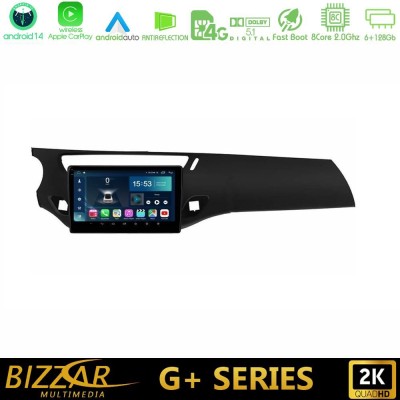 Bizzar G+ Series Citroen C3 2009-2016 8core Android14 6+128GB Navigation Multimedia Tablet 9