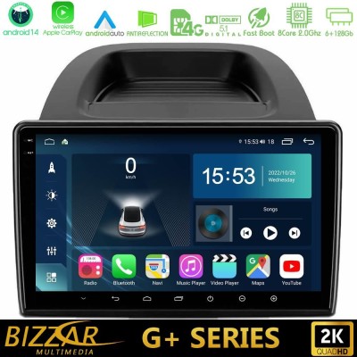 Bizzar G+ Series Ford Ecosport 2018-2020 8core Android14 6+128GB Navigation Multimedia Tablet 10