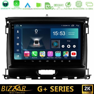 Bizzar G+ Series Ford Ranger 2017-2022 8core Android14 6+128GB Navigation Multimedia Tablet 9