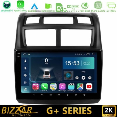 Bizzar G+ Series Kia Sportage 2008-2011 8core Android14 6+128GB Navigation Multimedia Tablet 9