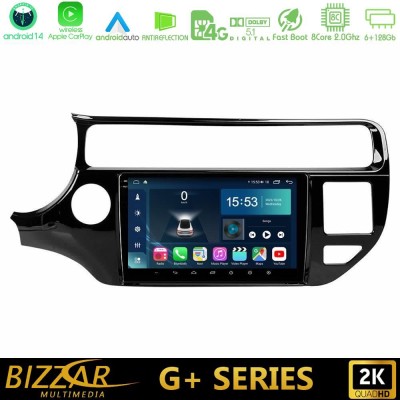 Bizzar G+ Series Kia Rio 2015-2017 8core Android14 6+128GB Navigation Multimedia Tablet 9