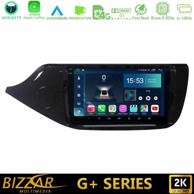 Bizzar G+ Series Kia Ceed 2013-2017 8Core Android14 6+128GB Navigation Multimedia Tablet 9
