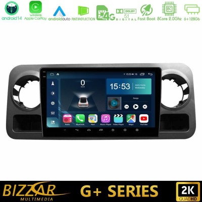 Bizzar G+ Series Mercedes Sprinter W907 8Core Android14 6+128GB Navigation Multimedia Tablet 10