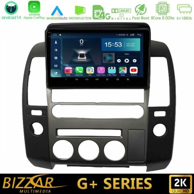 Bizzar G+ Series Nissan Navara / Pathfinder 2006-2012 (με εργ.οθόνη) 8core Android14 6+128GB Navigation Multimedia Tablet 9