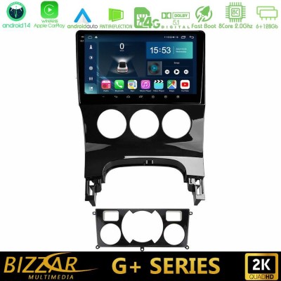Bizzar G+ Series Peugeot 3008 AUTO A/C 8core Android14 6+128GB Navigation Multimedia Tablet 9