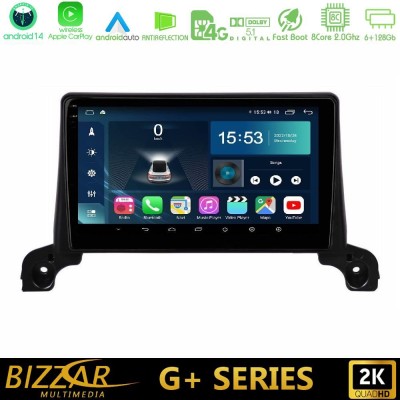 Bizzar G+ Series Peugeot 3008/5008 2017-2023 8core Android14 6+128GB Navigation Multimedia Tablet 9