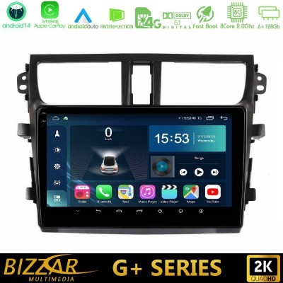 Bizzar G+ Series Suzuki Celerio 2014-2020 8core Android14 6+128GB Navigation Multimedia Tablet 9