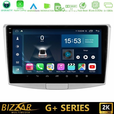 Bizzar G+ Series VW Passat 8core Android14 6+128GB Navigation Multimedia Tablet 10