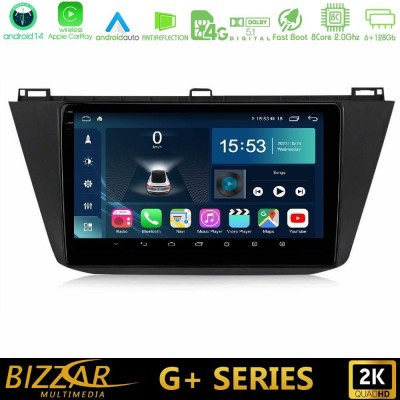 Bizzar G+ Series Vw Tiguan 2016-2022 8core Android14 6+128GB Navigation Multimedia Tablet 9
