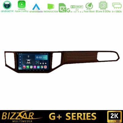 Bizzar G+ Series VW Sportsvan 2014-2020 8Core Android14 6+128GB Navigation Multimedia Tablet 9