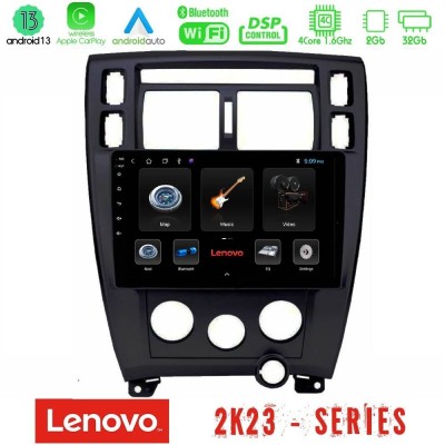 Lenovo Car Pad Hyundai Tucson 2006 – 2013 4Core Android 13 2+32GB Navigation Multimedia Tablet 10