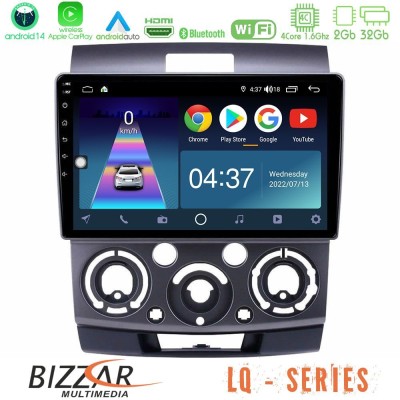 Bizzar LQ Series 4Core Android14 2+32GB Ford Ranger/Mazda BT50 Navigation Multimedia Tablet 9