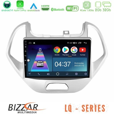 Bizzar LQ Series 4Core Android14 2+32GB Ford KA 2016-2020 Navigation Multimedia Tablet 9