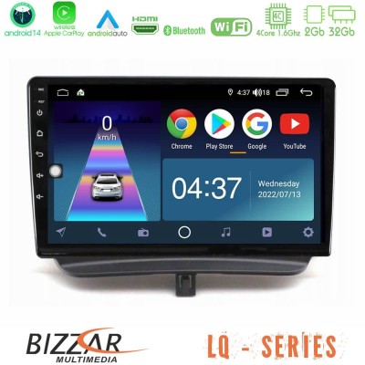 Bizzar LQ Series 4Core Android14 2+32GB Ford Courier 2015-2023 Navigation Multimedia Tablet 9