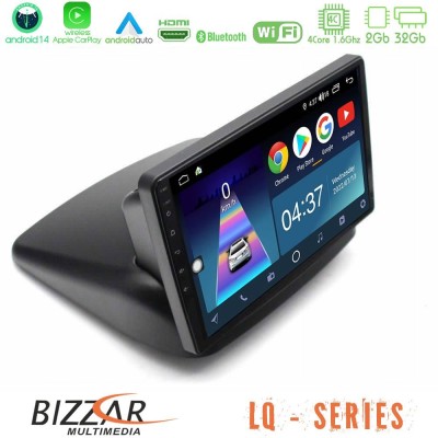 Bizzar LQ Series 4Core Android14 2+32GB Fiat Doblo 2002-2009 Navigation Multimedia Tablet 10